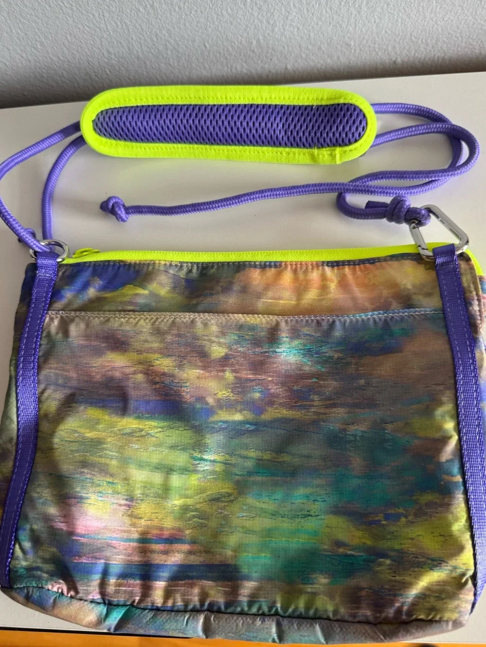 Lululemon Patch Logo Crossbody Purse ~ Altered Nature Multi (watercolor)